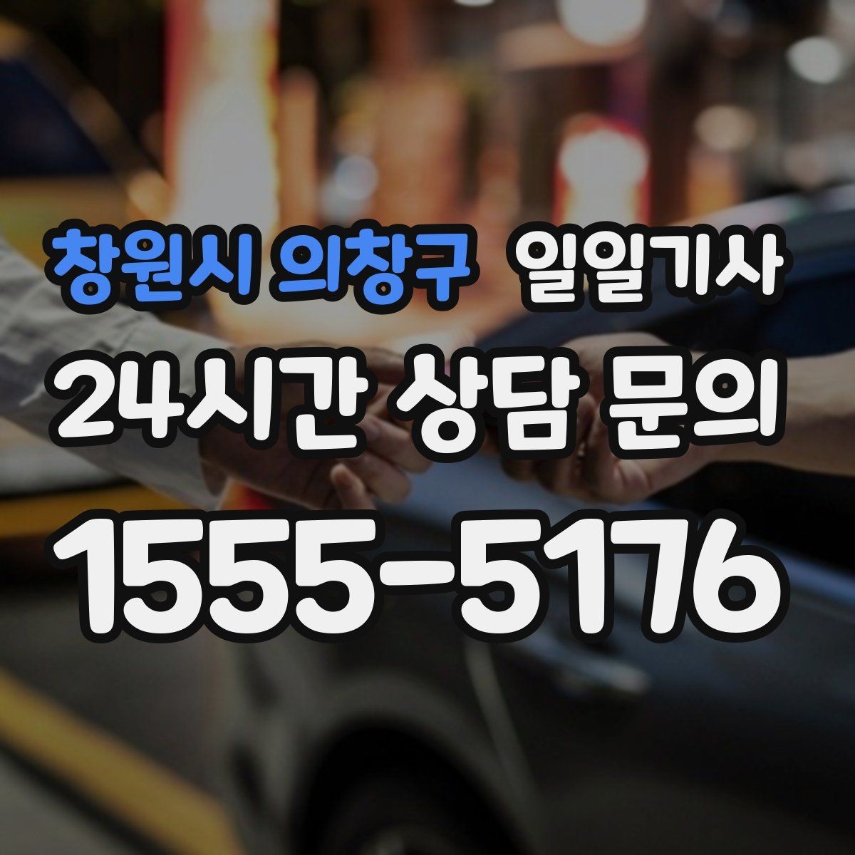창원시 의창구 일일기사 반일 오후 동행으로 여유 확보