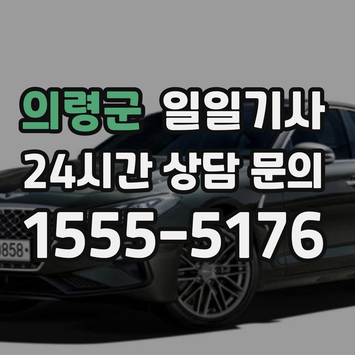 의령군 일일기사 급가속 없는 정숙 주행