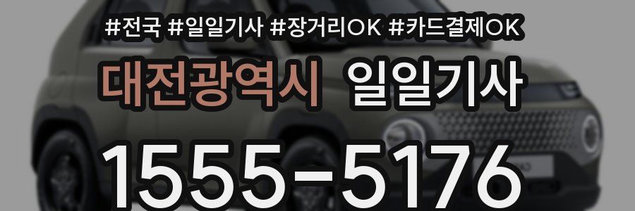 대전광역시 일일기사