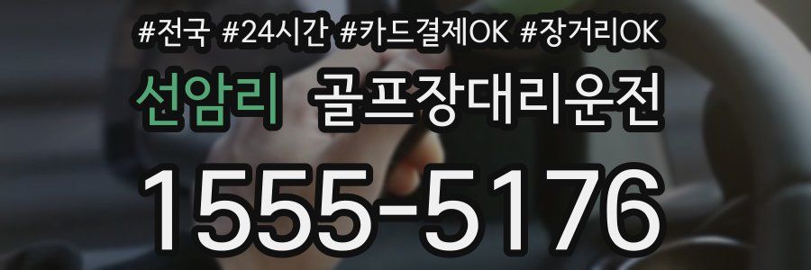 선암리 골프장대리운전