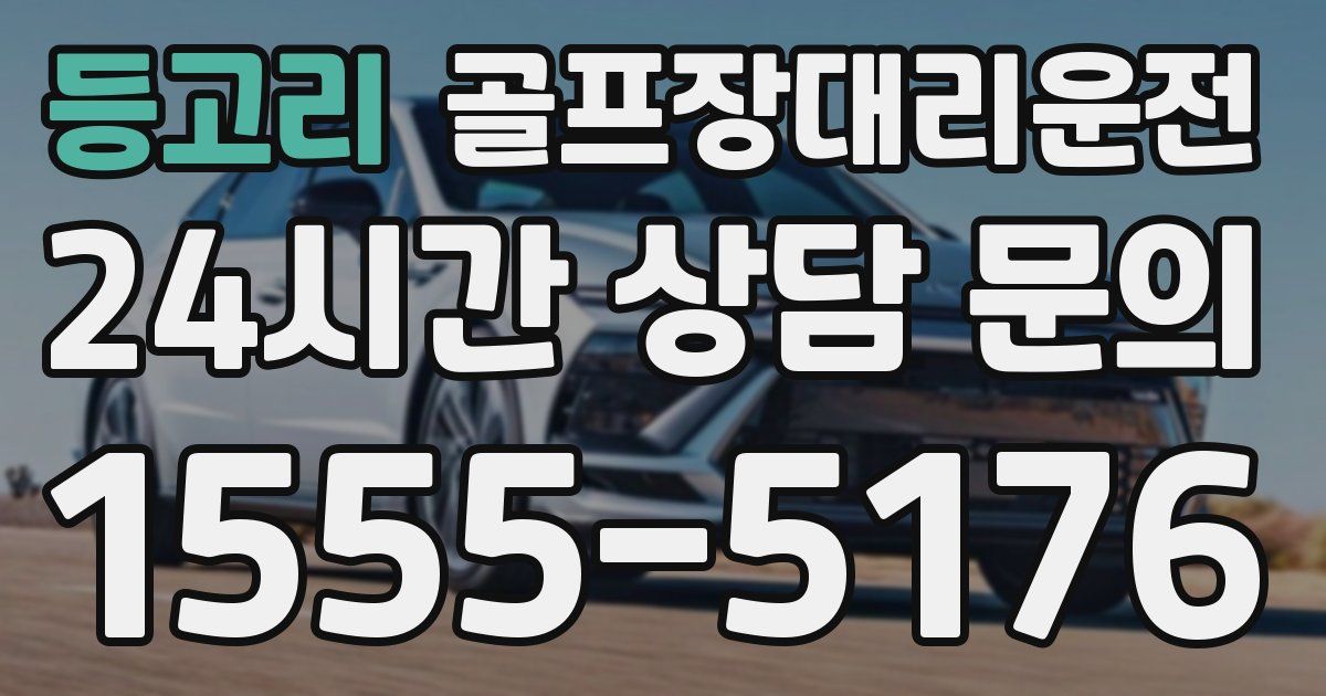 골프장대리운전 서비스