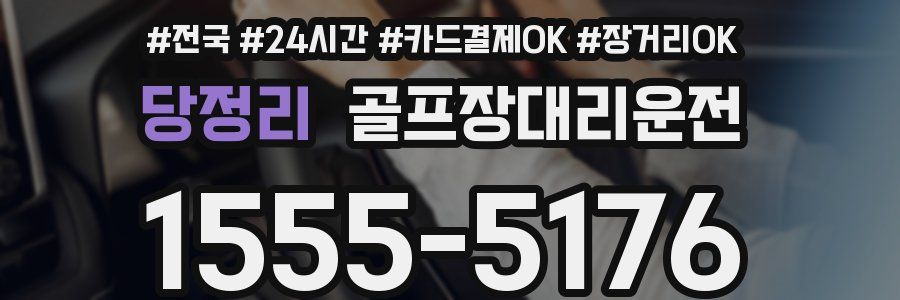 당정리 골프장대리운전