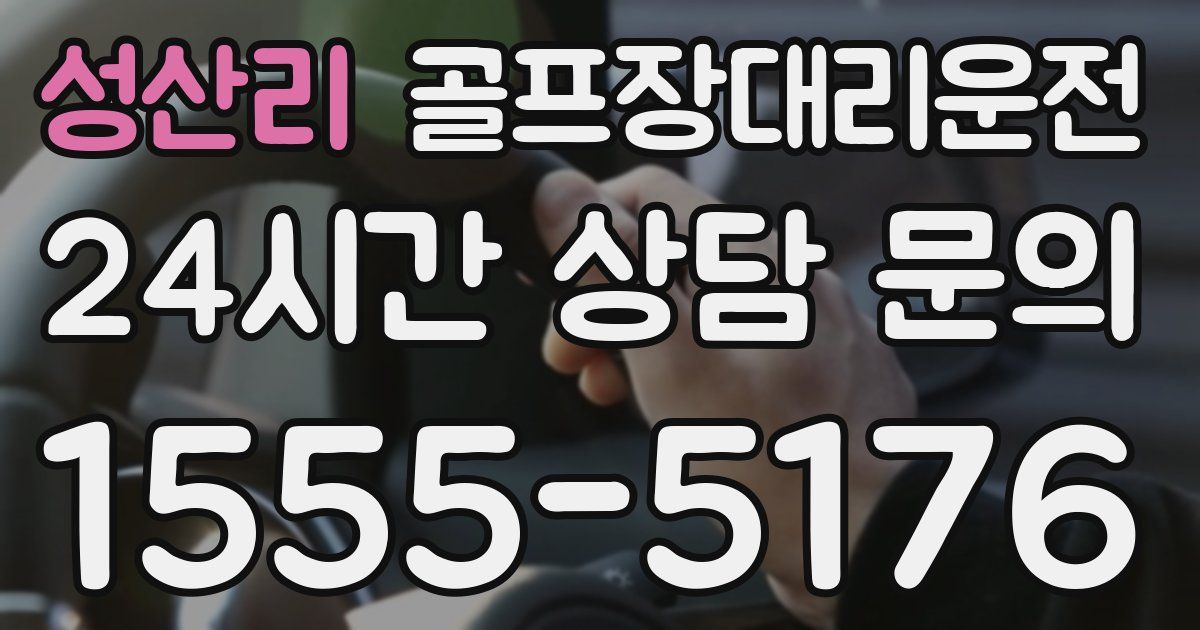 골프장대리운전 서비스