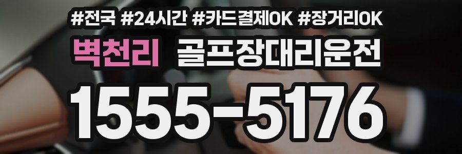 벽천리 골프장대리운전