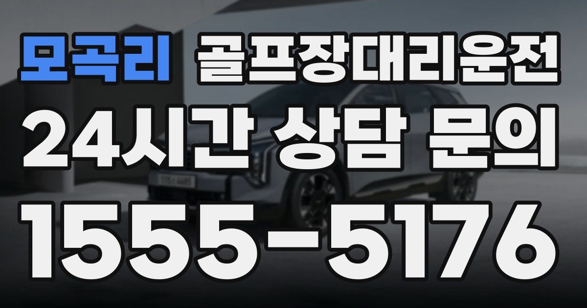 골프장대리운전 서비스