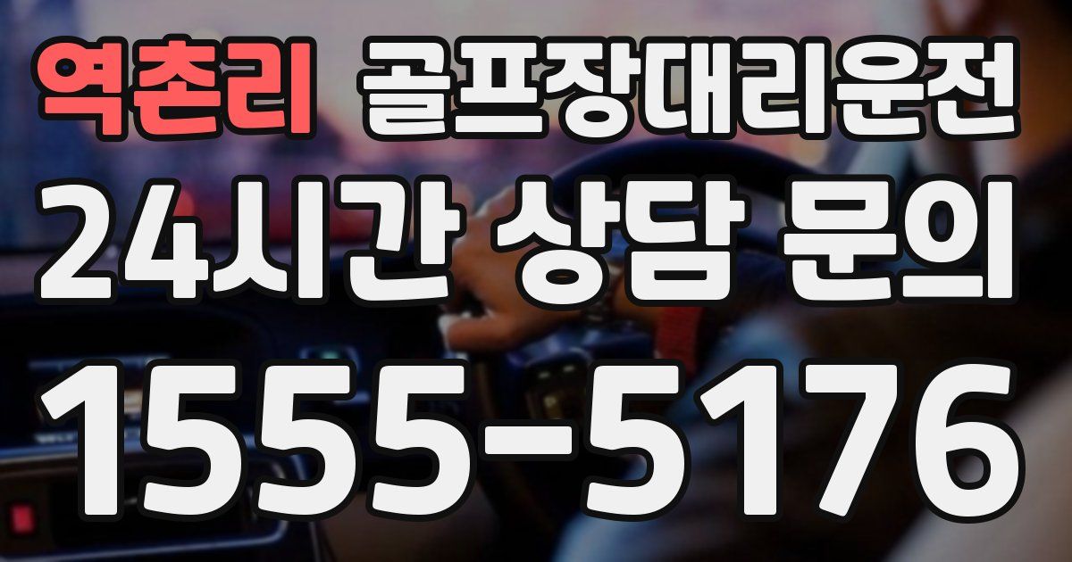 골프장대리운전 서비스