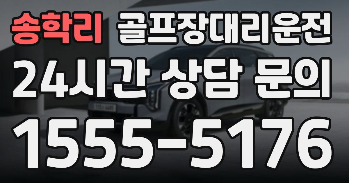골프장대리운전 서비스