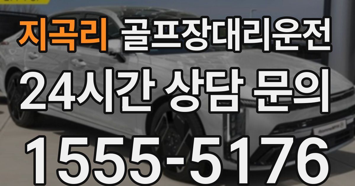 골프장대리운전 서비스