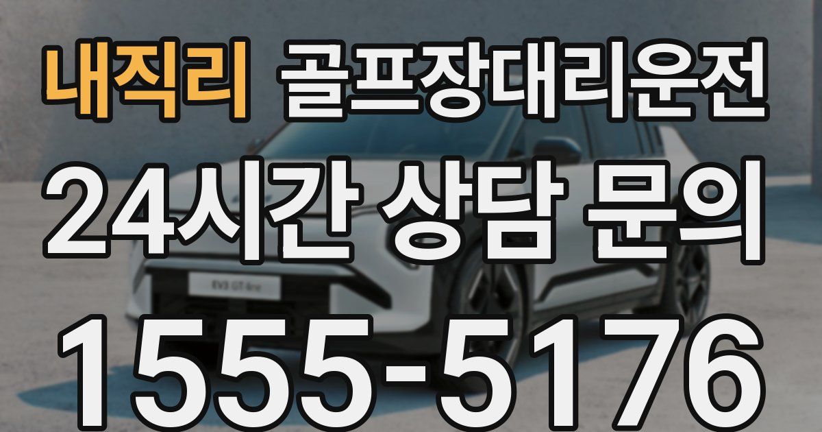 골프장대리운전 서비스