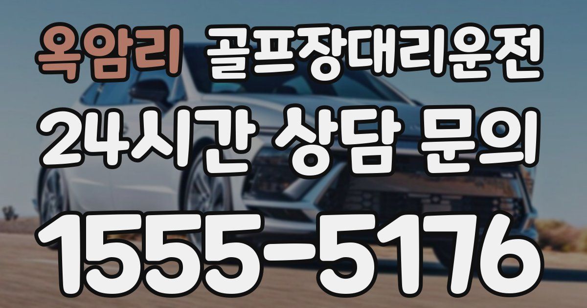 골프장대리운전 서비스