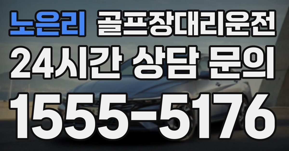 골프장대리운전 서비스