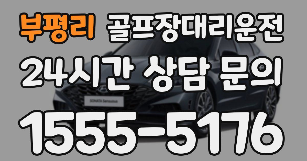 골프장대리운전 서비스