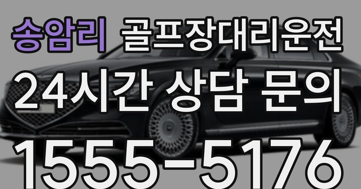 골프장대리운전 서비스