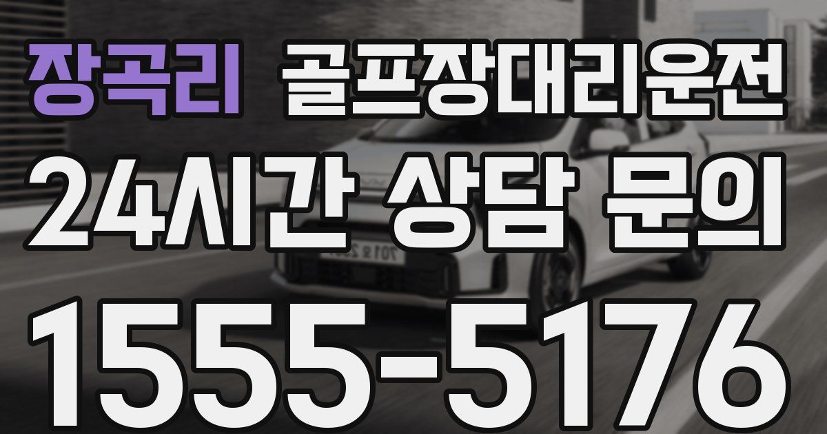 골프장대리운전 서비스
