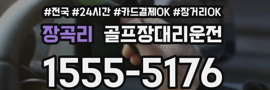 장곡리 골프장대리운전