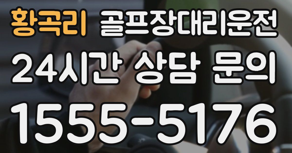 골프장대리운전 서비스