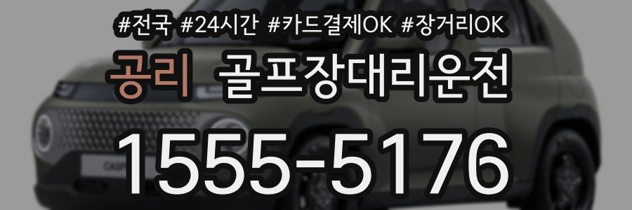 공리 골프장대리운전