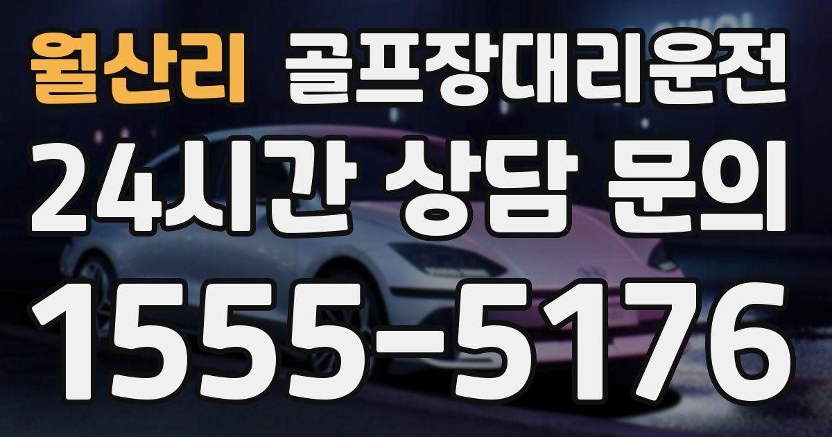 골프장대리운전 서비스