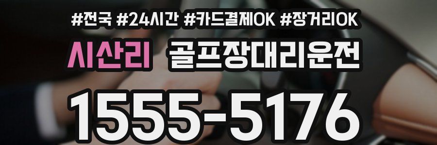 시산리 골프장대리운전