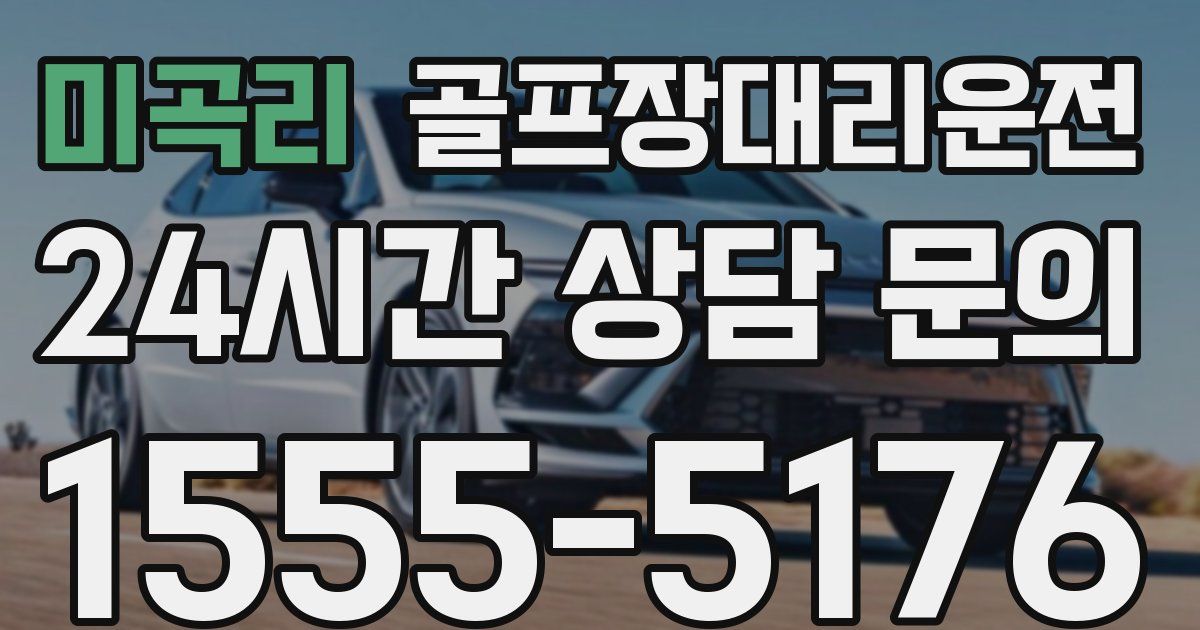 골프장대리운전 서비스