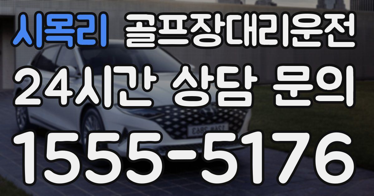 골프장대리운전 서비스