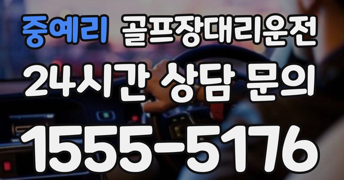 골프장대리운전 서비스