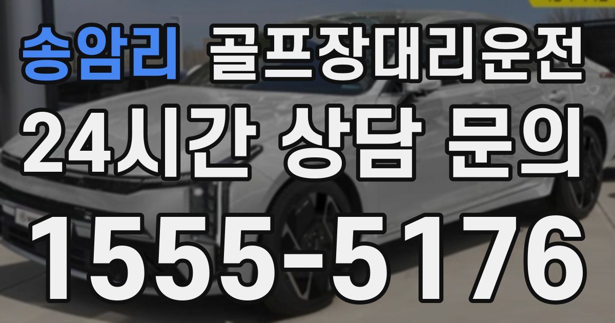 골프장대리운전 서비스