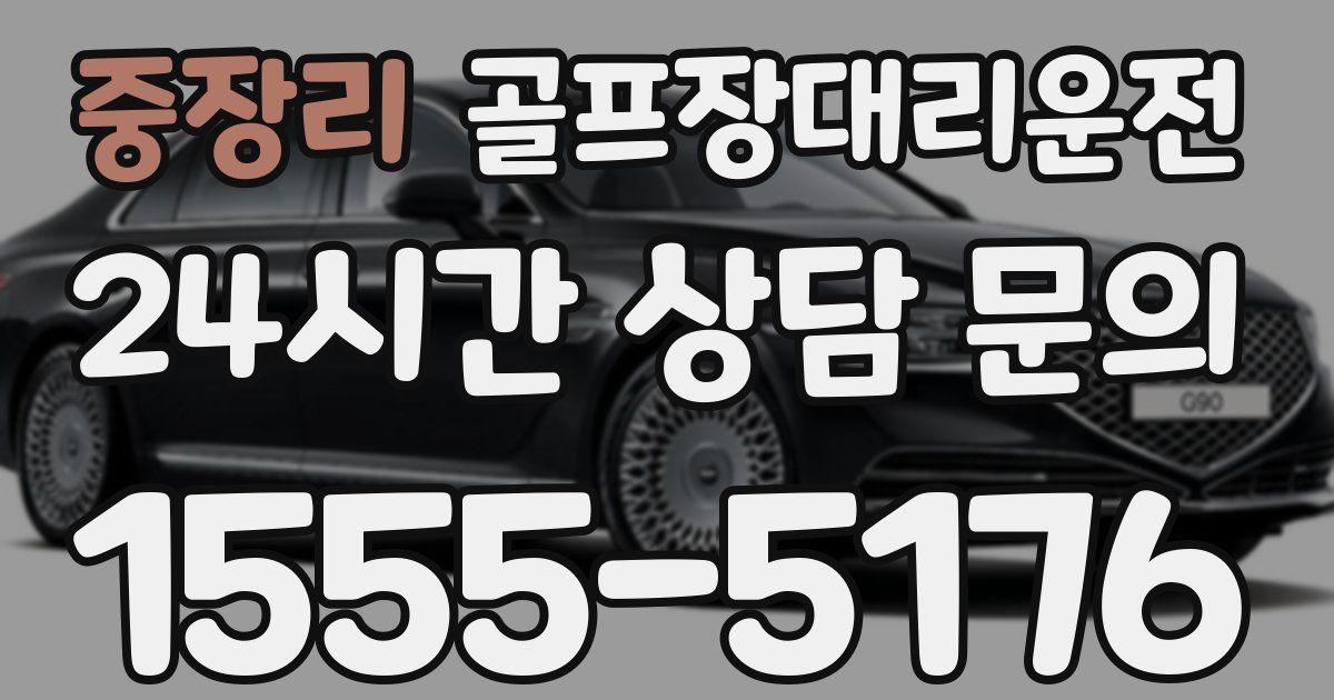 골프장대리운전 서비스