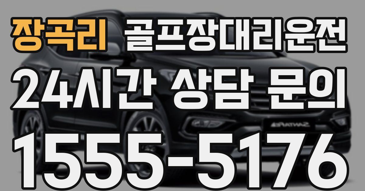 골프장대리운전 서비스