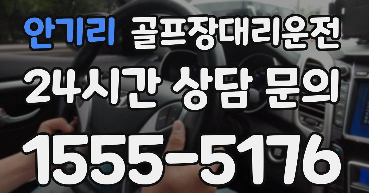 골프장대리운전 서비스