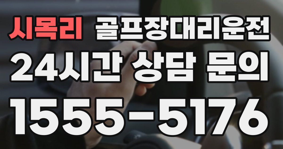 골프장대리운전 서비스