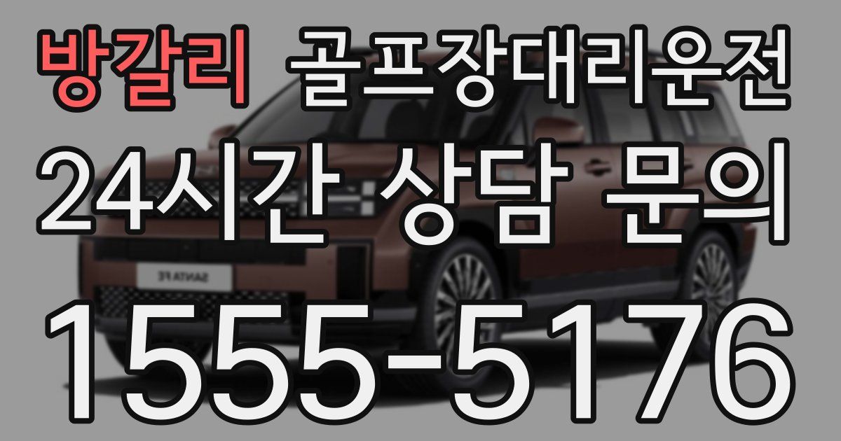 골프장대리운전 서비스