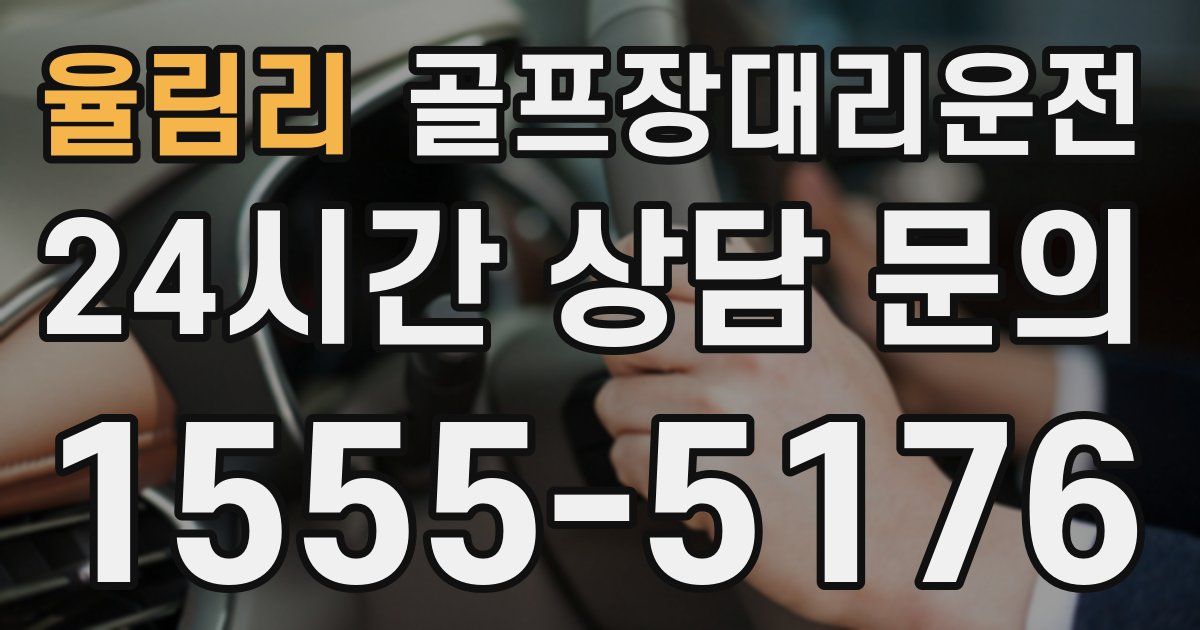 골프장대리운전 서비스