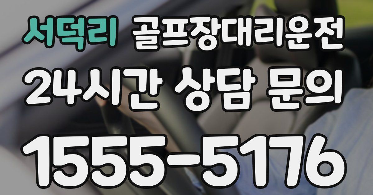 골프장대리운전 서비스