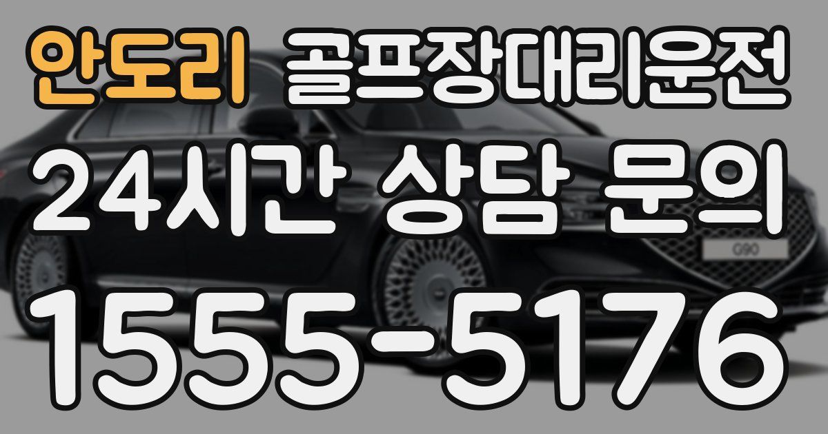 골프장대리운전 서비스