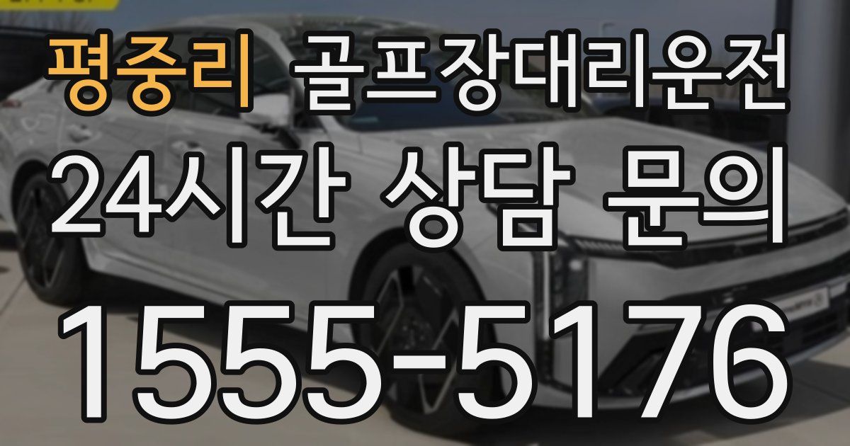 골프장대리운전 서비스