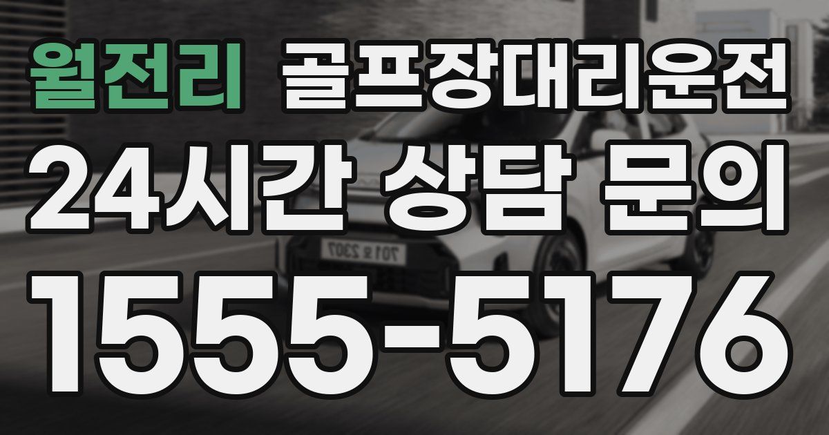 골프장대리운전 서비스