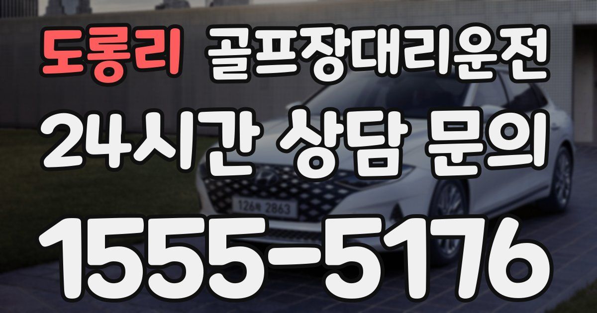 골프장대리운전 서비스