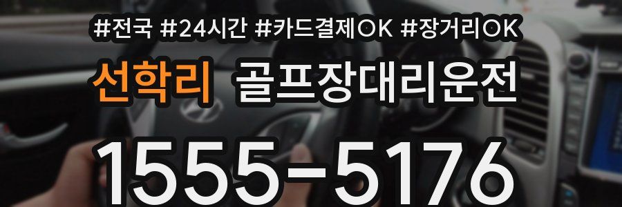 선학리 골프장대리운전