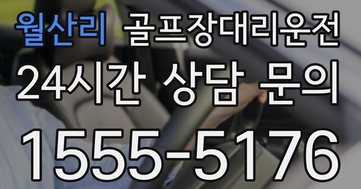 골프장대리운전 서비스