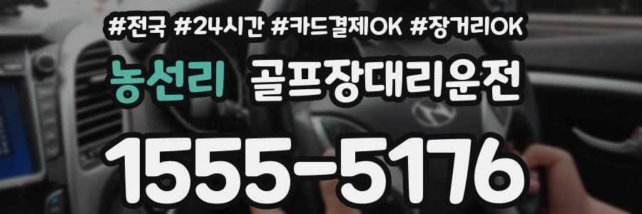 농선리 골프장대리운전