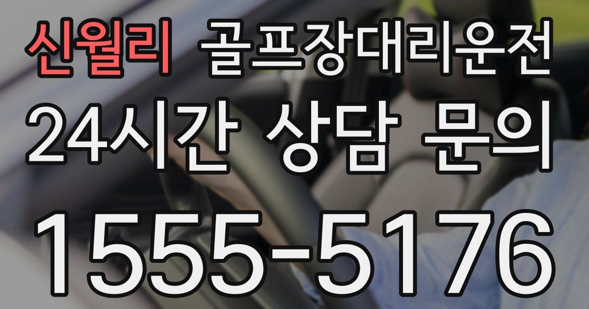 골프장대리운전 서비스