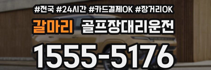갈마리 골프장대리운전