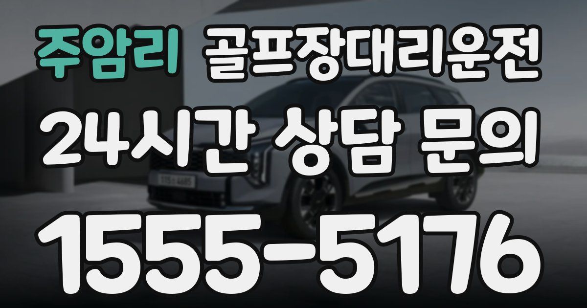 골프장대리운전 서비스