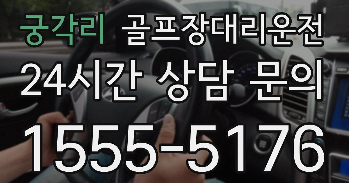 골프장대리운전 서비스