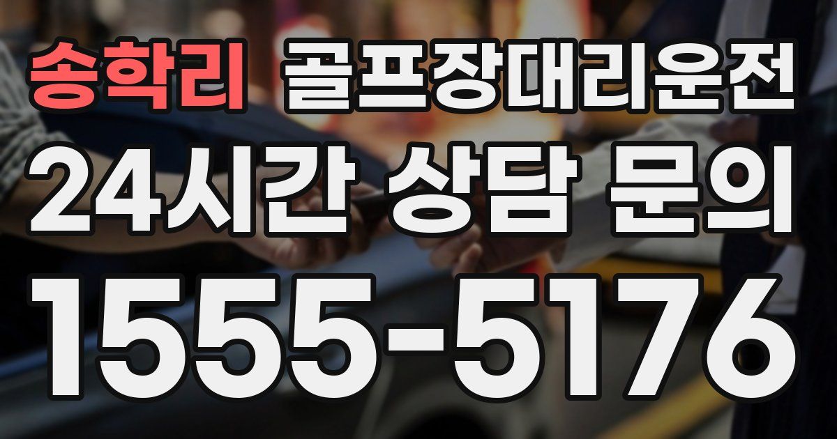 골프장대리운전 서비스