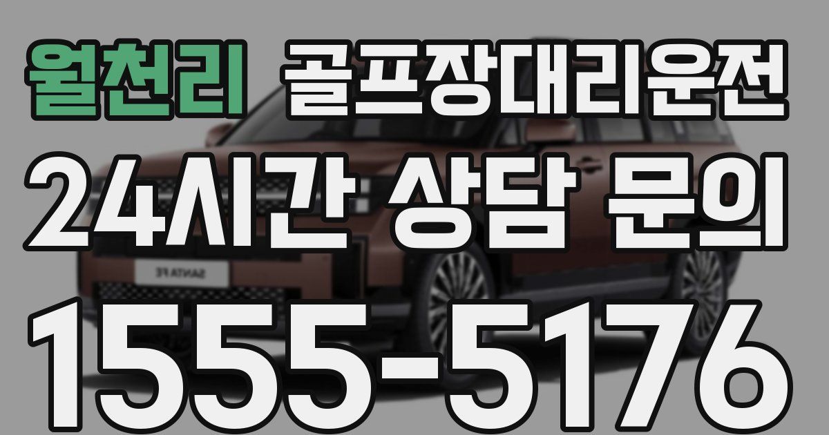 골프장대리운전 서비스