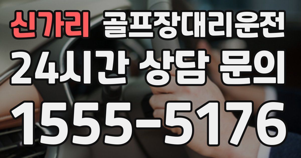 골프장대리운전 서비스