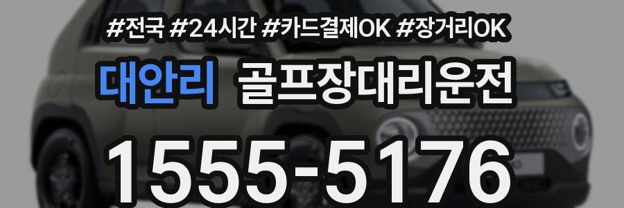 대안리 골프장대리운전