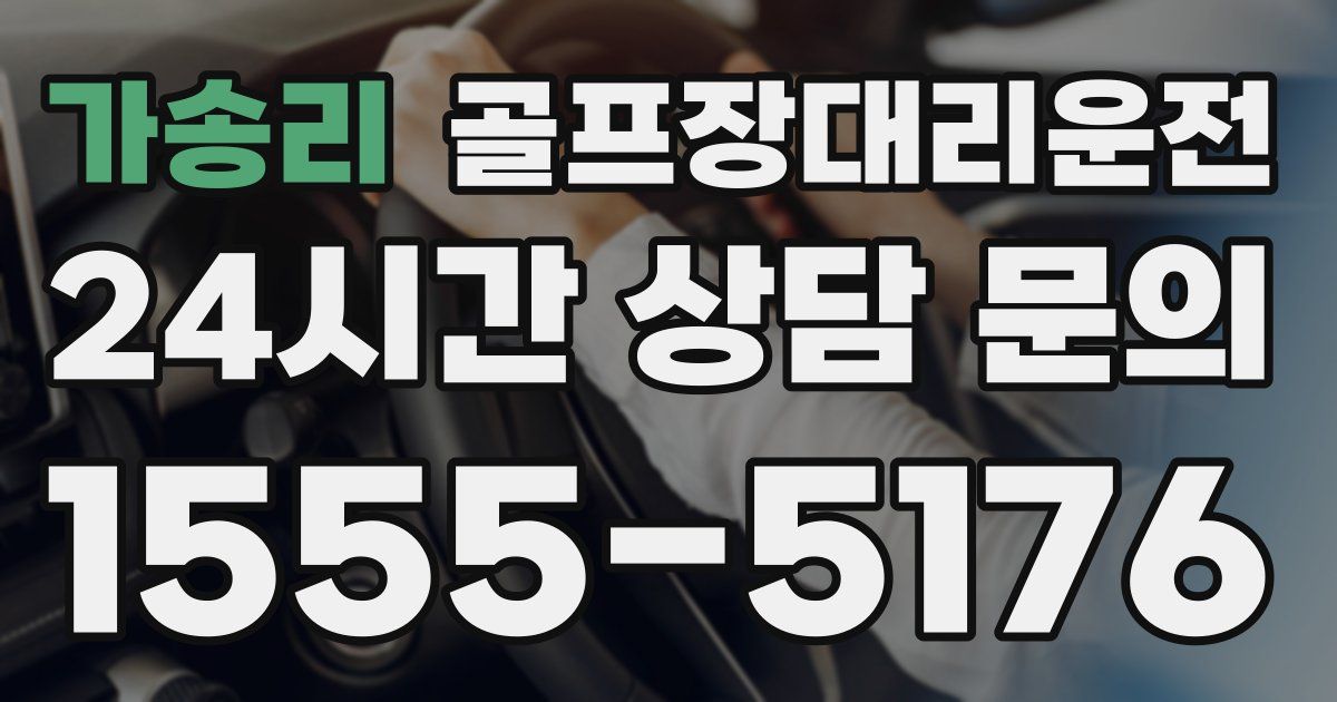 골프장대리운전 서비스